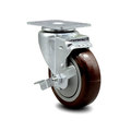 Service Caster Regency 600CSW415WB U-Boat Utility Cart Caster Replacement - REG-SCC-20S414-PPUB-MRN-TLB-TP2